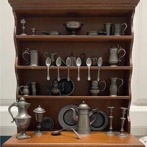 Franklin Mint 1982 Colonial American pewter miniatures collection